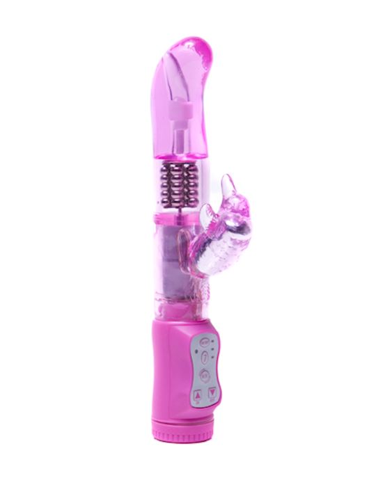 Amore Hummer G-spot Rabbit Vibrator - Pink - One Size | Adult Toy Megastore