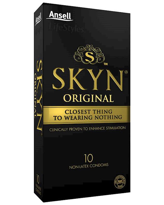 Ansell Lifestyles Skyn Non Latex Condoms 10s | Adult Toy Megastore