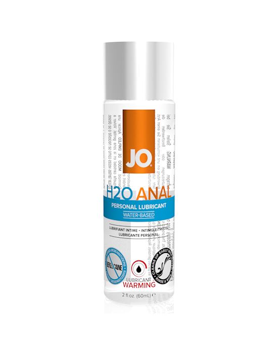 System Jo Anal H2o Lubricant Warming 60 Ml | Adult Toy Megastore