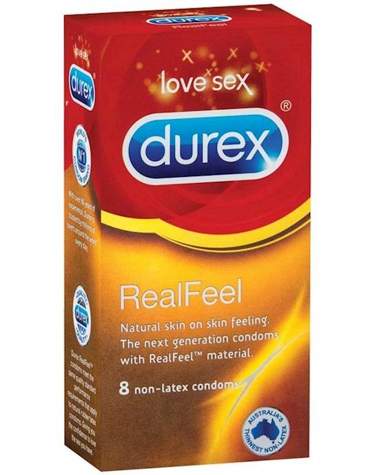 Durex Real Feel Condoms - 8 Pack | Adult Toy Megastore