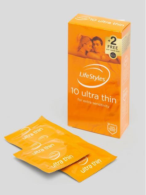 Ansell Lifestyles Ultra Thin Latex Condoms (10 Pack) | Lovehoney