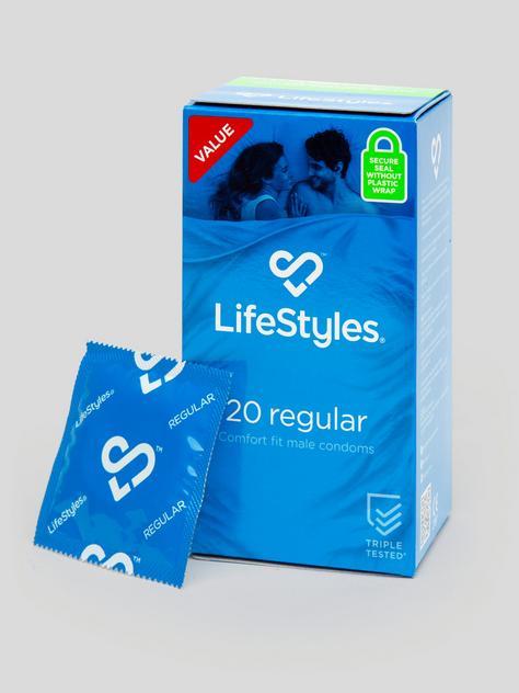 Ansell LifeStyles Regular Latex Condoms (20 Pack) | Lovehoney