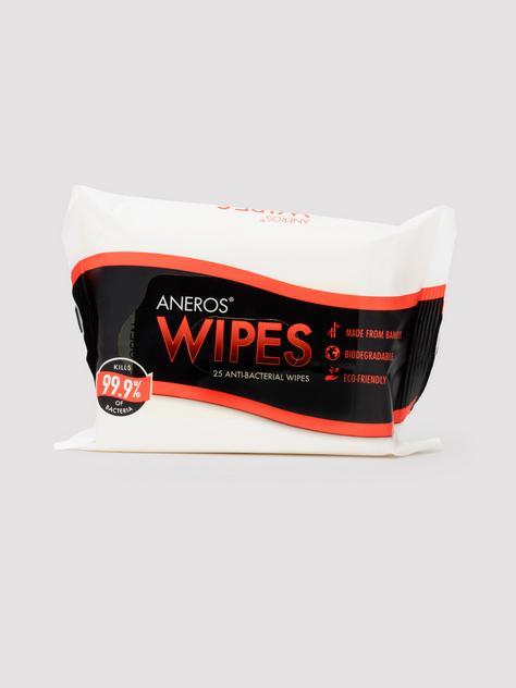 Aneros Antibacterial Sex Toy and Body Wipes (25 Pack) | Lovehoney