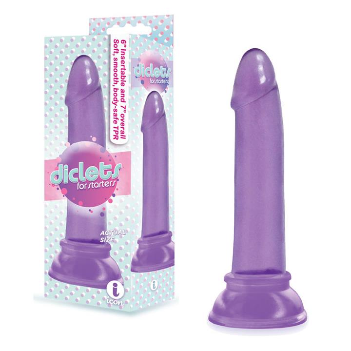 Diclets 7 Inch Dildo (Purple) | Femplay